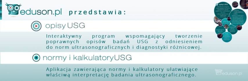 Normy USG i Opisy USG - pierwsze w Polsce aplikacje dla ultrasonografistów